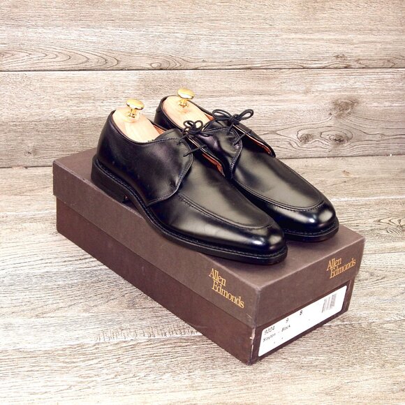 * NIB * $395 Allen Edmonds POWELL Derby 10 D Black * add $15 new Cedar Trees allen edmonds westchester products for sale | eBay main image 2